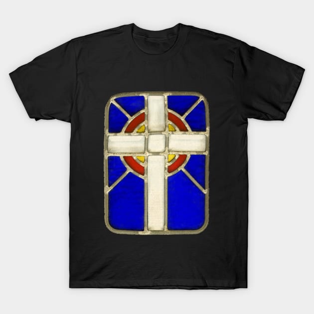 Christian Cross Tapestry T-Shirt by MotoGirl